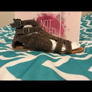Not Rated Gladiator bed and breakfast sandals